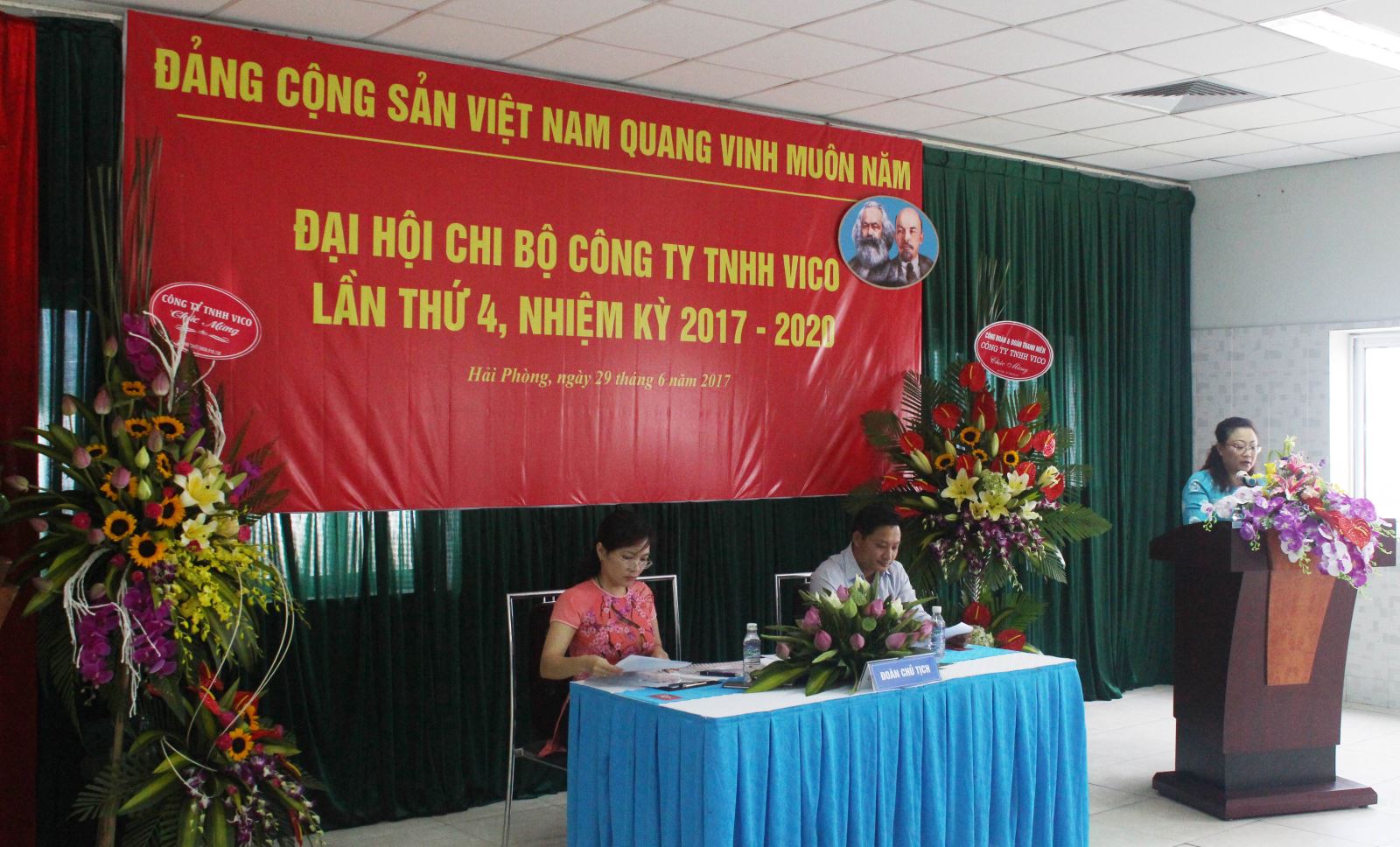 Đại hội Chi bộ Công ty TNHH VICO lần thứ 4, nhiệm kì 2017 - 2020 Dai hoi Chi bo cong ty VICO lan thu 4 nhiem ki 2017 - 2020