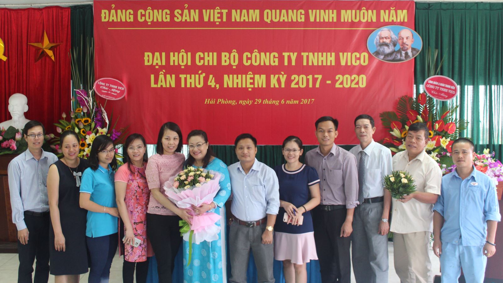 Đại hội Chi bô công ty TNHH VICO lần thứ 4, nhiệm kỳ 2017 - 2020 Dai hoi Chi bo cong ty TNHH VICO lan thu 4, nhiem ky 2017 - 2020