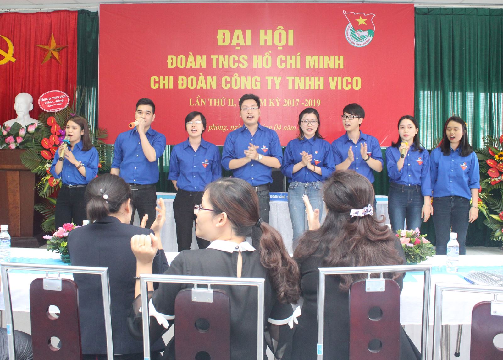 Đại hội Đoàn TNCS Hồ Chí Minh công ty VICO dai hoi doan tncs hcm cong ty vico