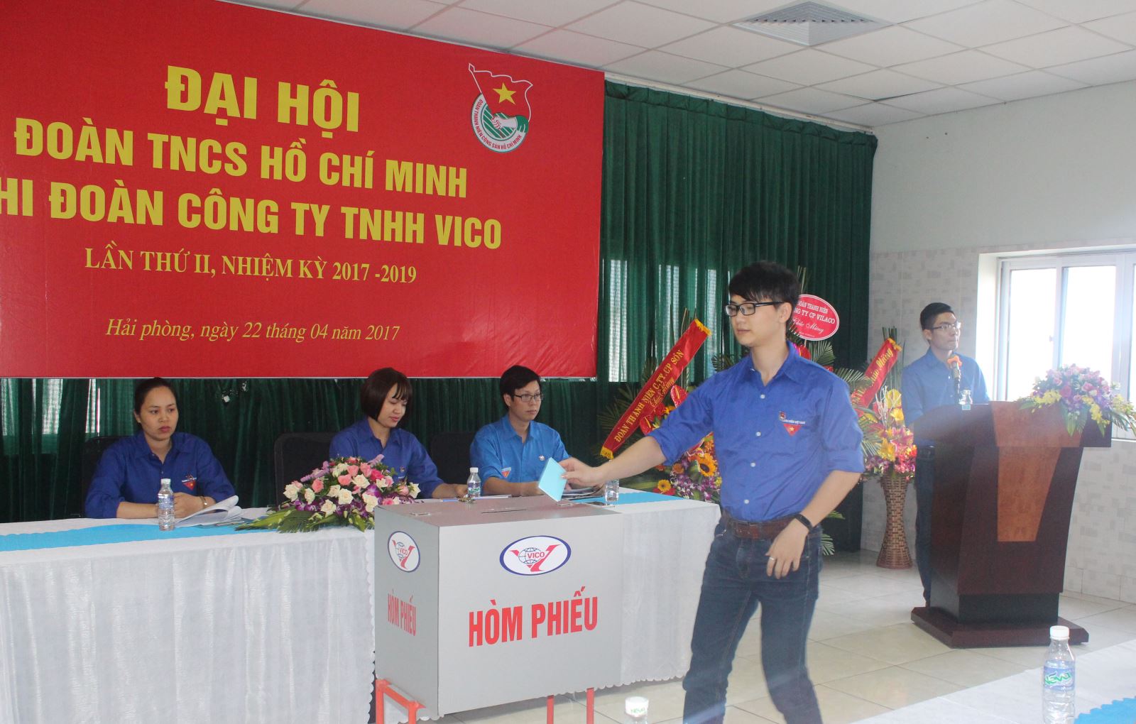 Đại hội Đoàn TNCS Hồ Chí Minh công ty VICO Dai hoi Doan TNCS HCM cong ty VICO
