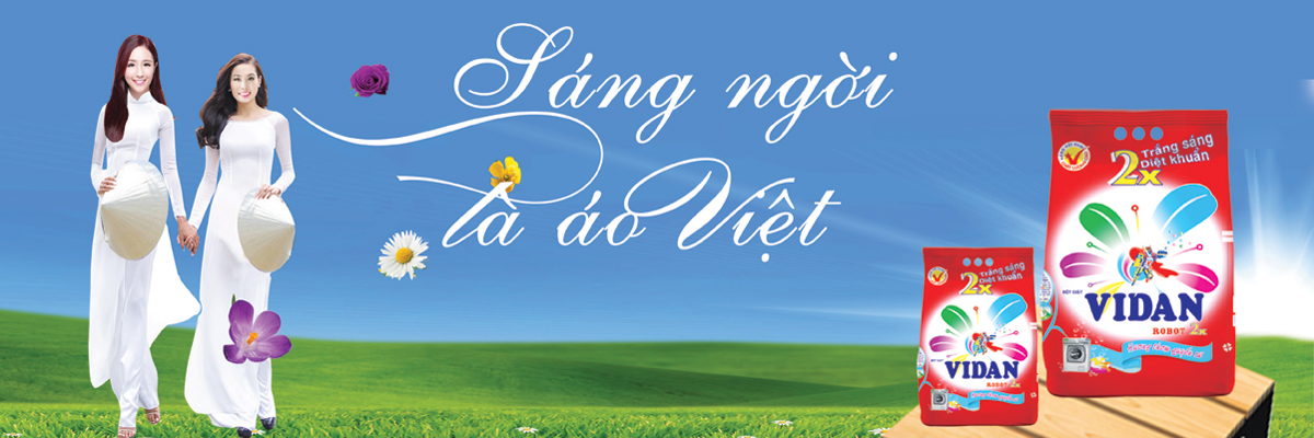 Bột giặt VIDAN 2X trắng sáng Bot giat VIDAN 2X trang sang