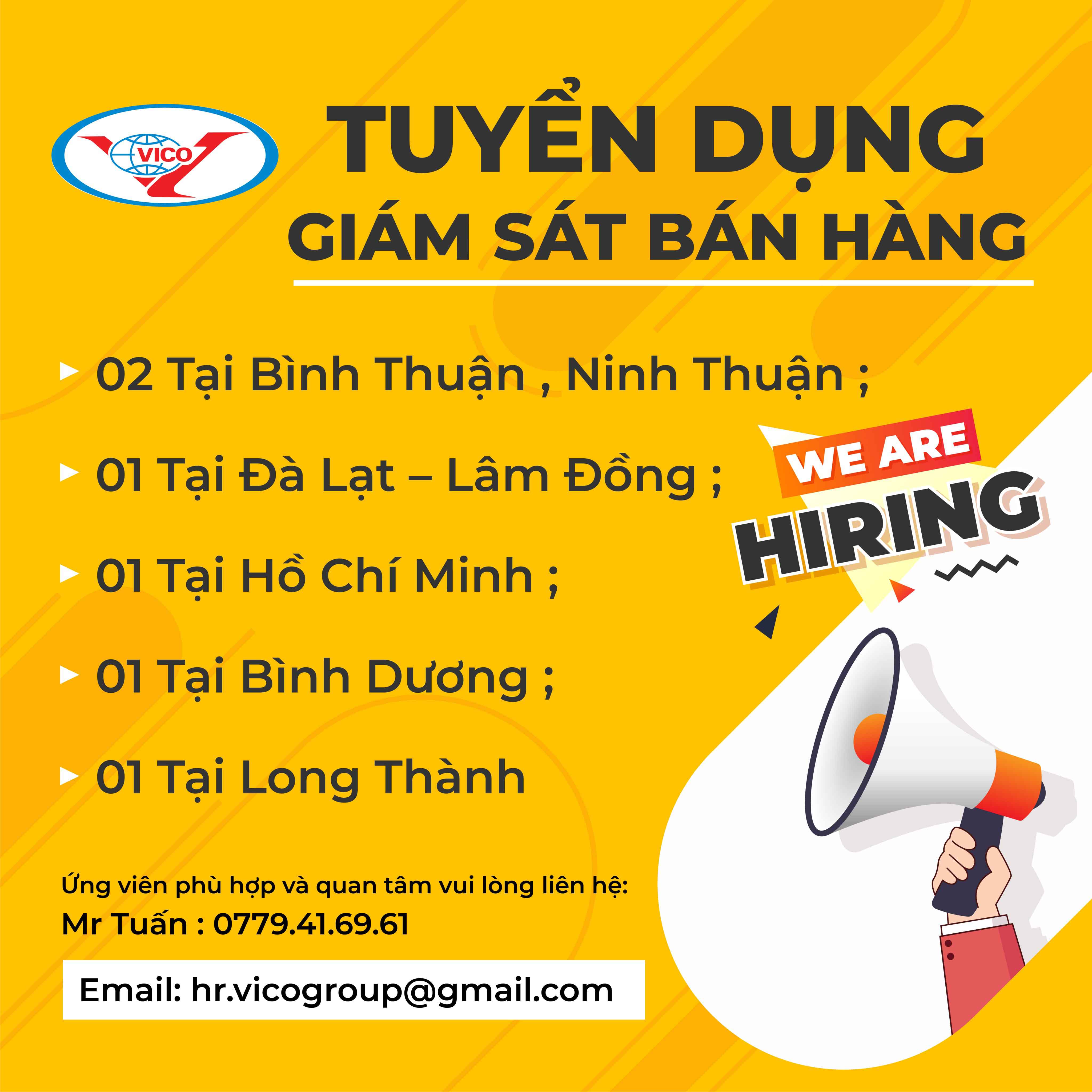 Tuyển dụng Giám sát bán hàng thu nhập hấp dẫn