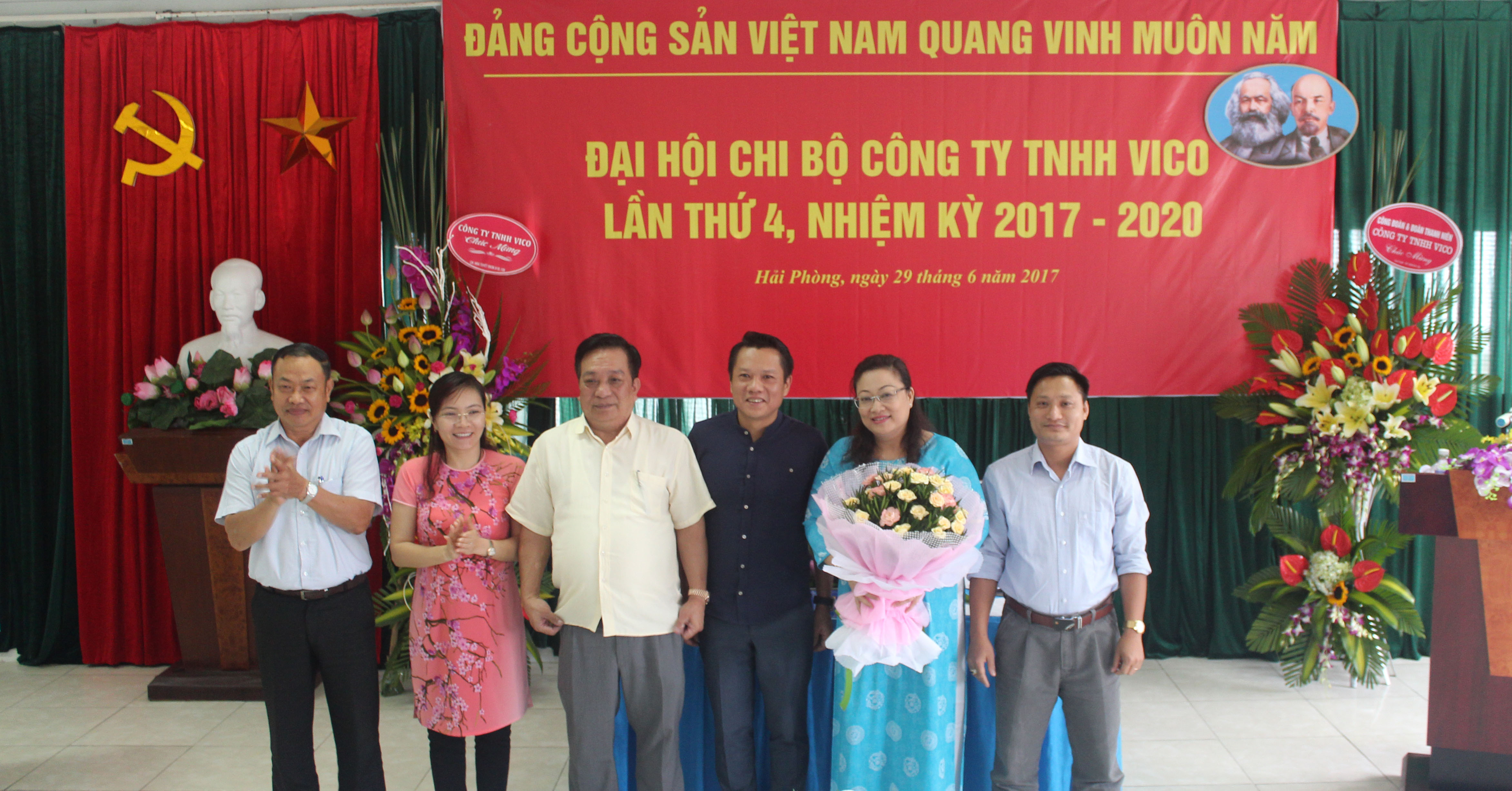 Đại hội Chi bộ Công ty TNHH VICO lần thứ 4 nhiệm kì 2017 - 2020