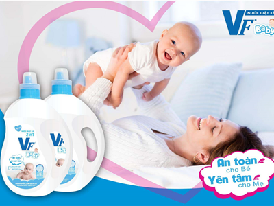 Nước giặt cho trẻ sơ sinh tuyệt đối an toàn