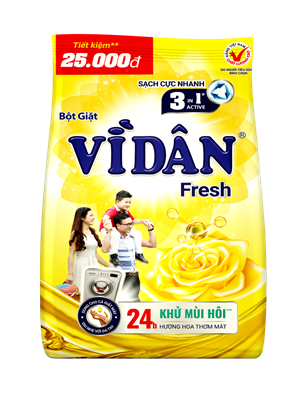 Bột giặt Vì Dân Fresh