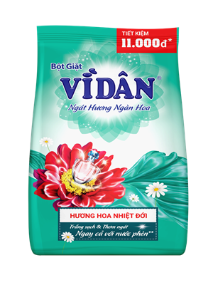 Bột giặt Vì dân ngát hương ngàn hoa